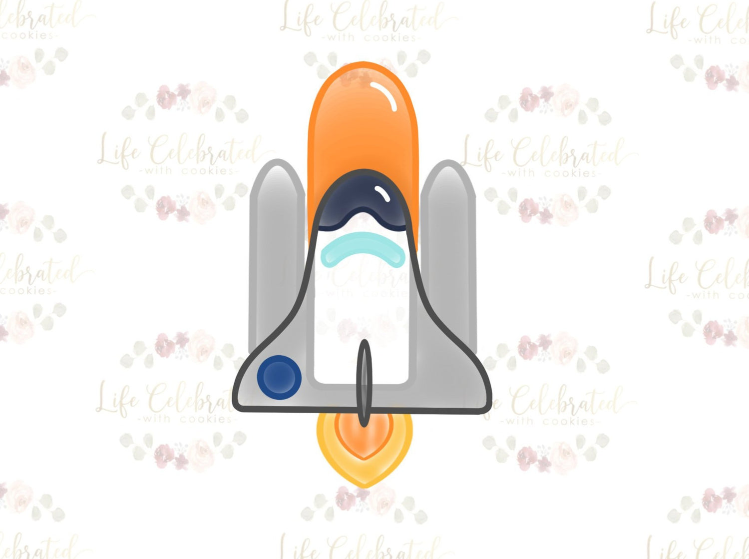 Space Shuttle Cookie Cutter