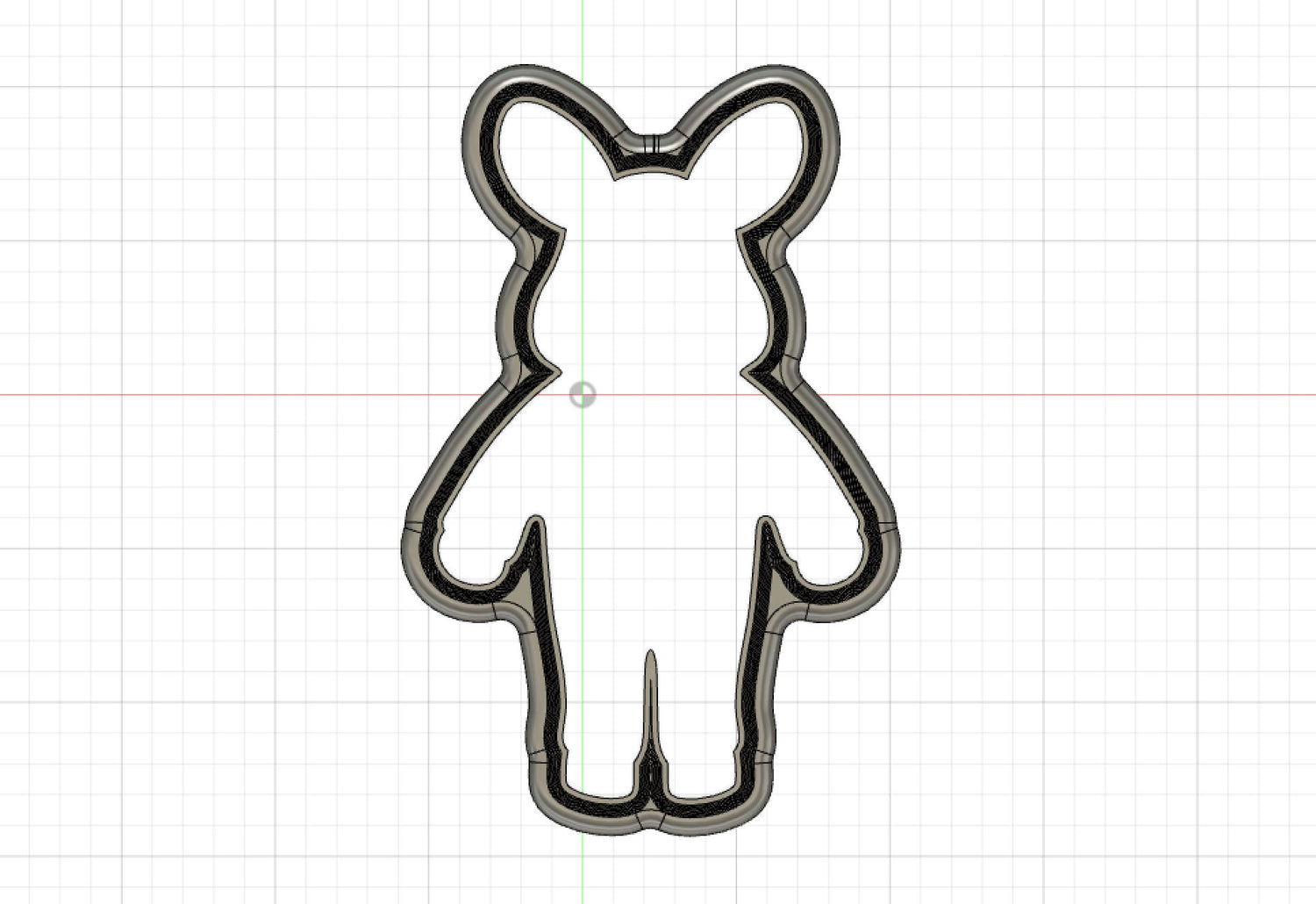 Dapper Bunny Rag Doll Cookie Cutter