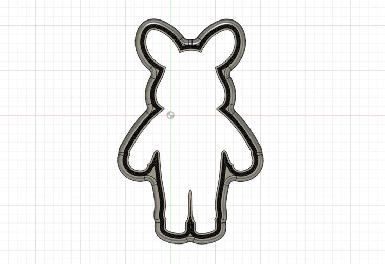 Dapper Bunny Rag Doll Cookie Cutter