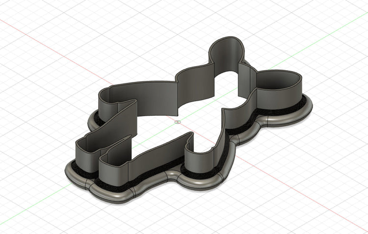 Dapper Bunny Rag Doll Cookie Cutter