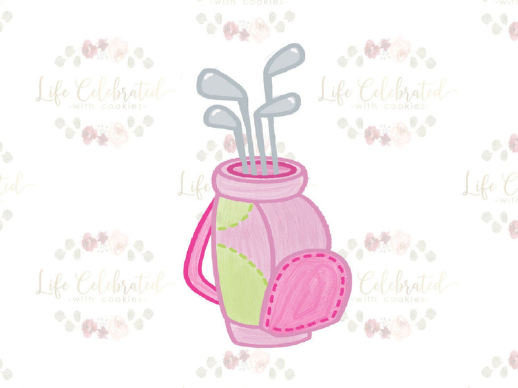 Golf Bag Cookie Cutter