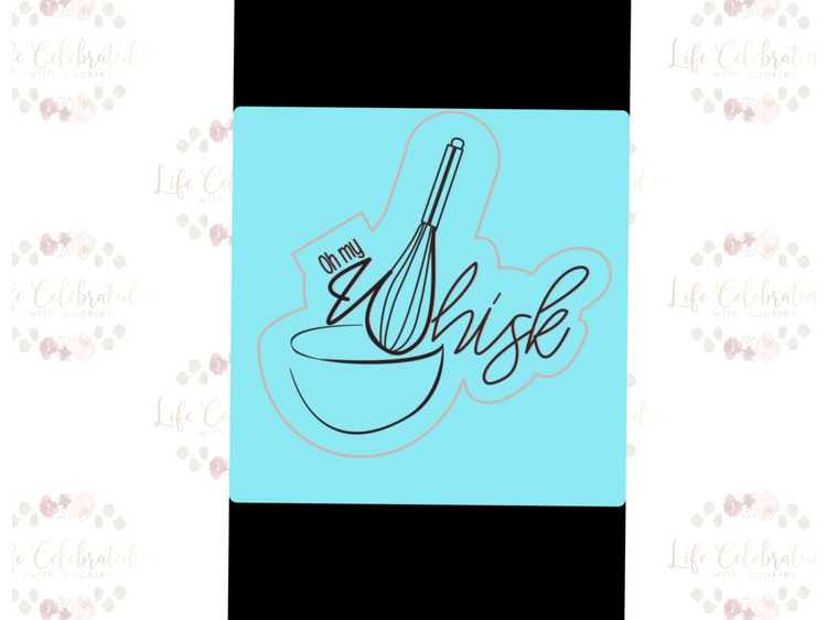 Custom Cookie Cutter - Oh My Whisk