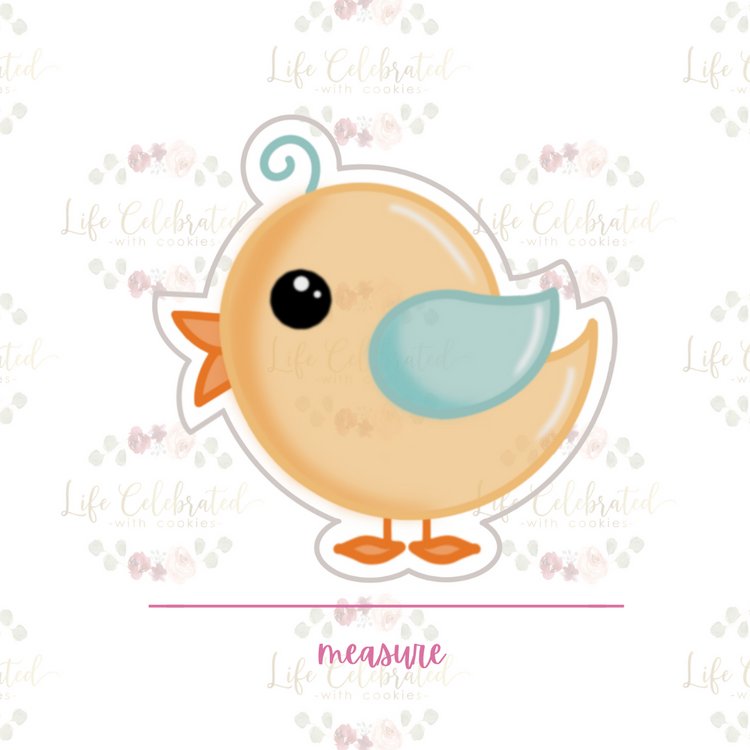 MISPRINT - 3.5" Baby Chick Cookie Cutter