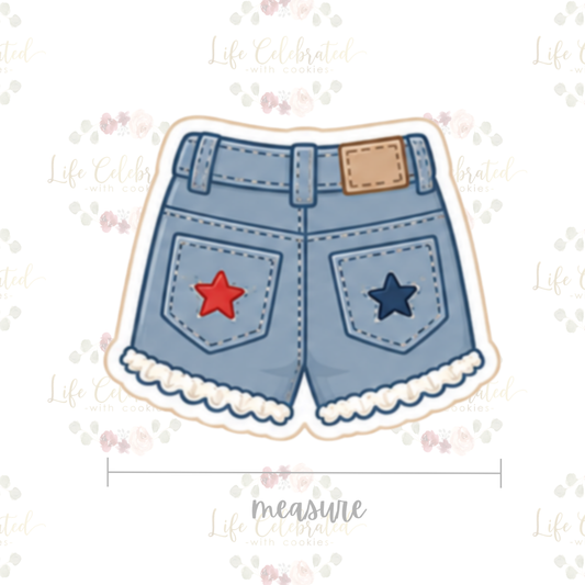 Denim Shorts Cookie Cutter
