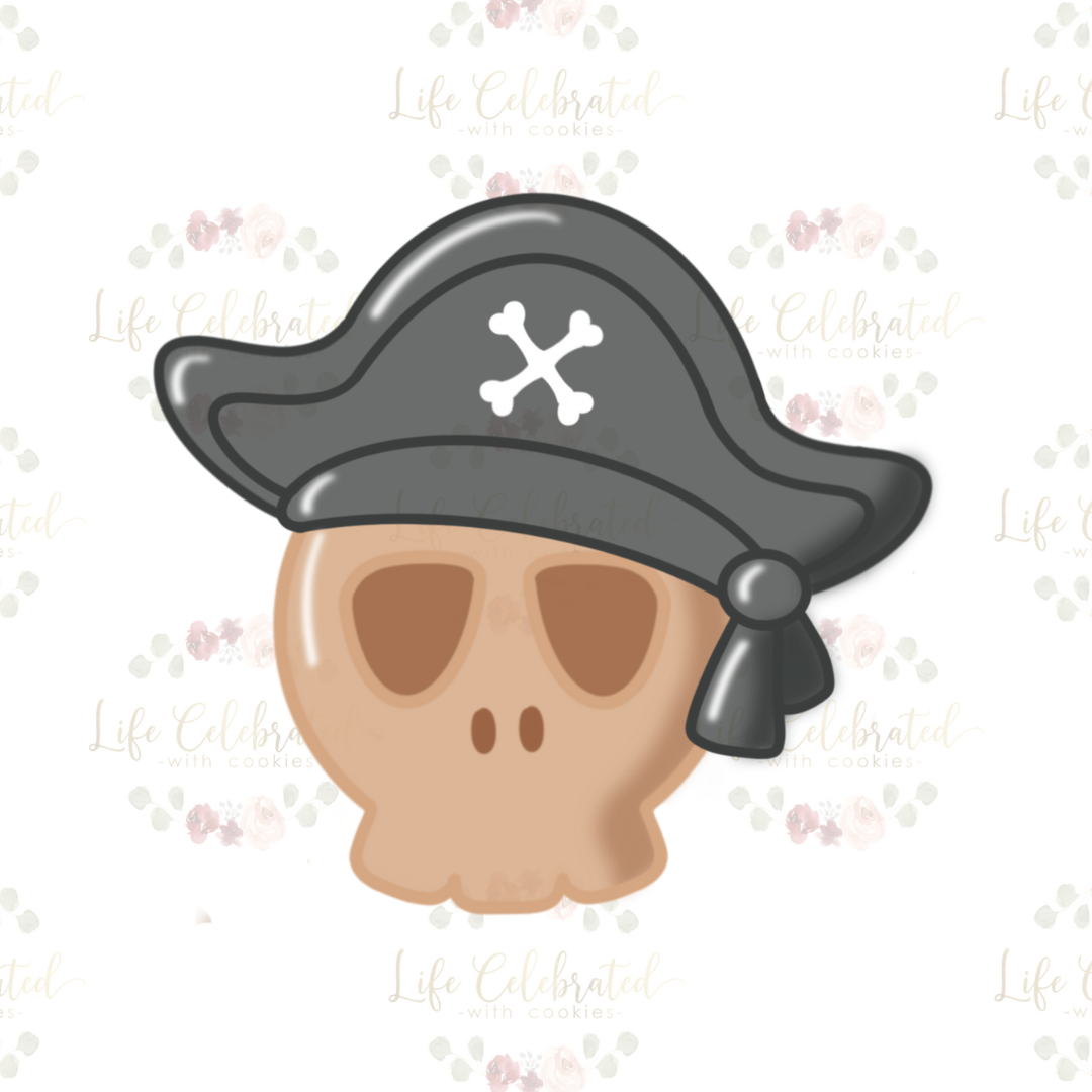 Pirate Skull & Hat Cookie Cutter