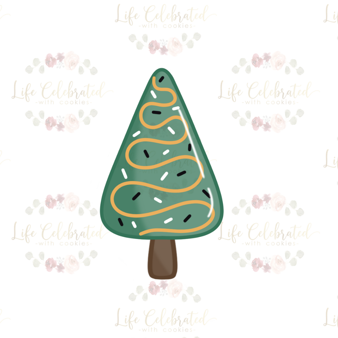 "Whimsy" Christmas Tree Cookie Cutter