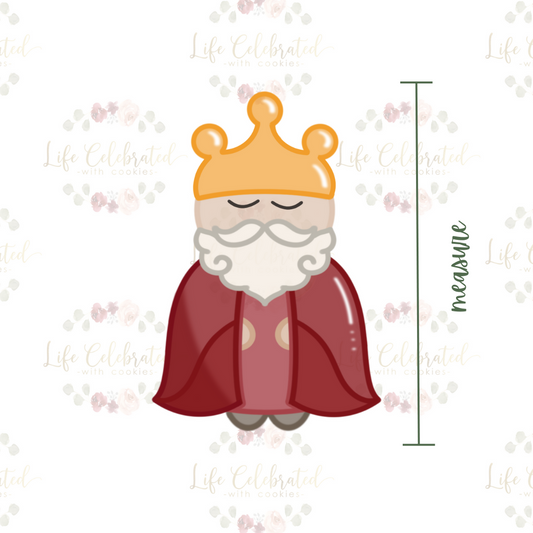 King in Red Cookie Cutter