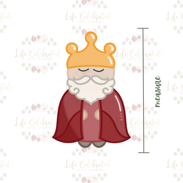 King in Red Cookie Cutter