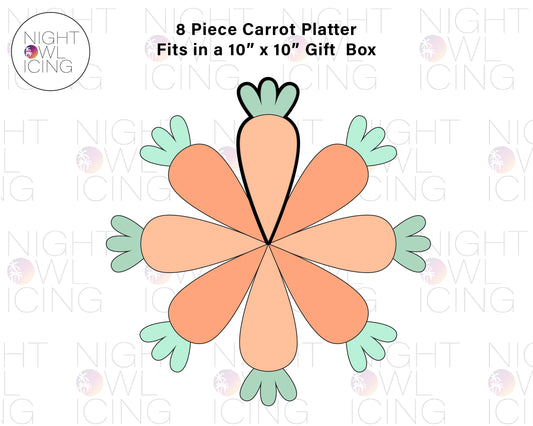 Carrot Platter Cookie Cutter