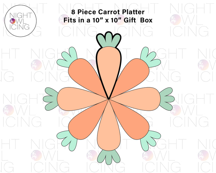 Carrot Platter Cookie Cutter