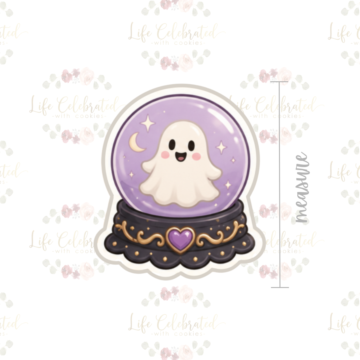 Crystal Ball Ghost Cookie Cutter