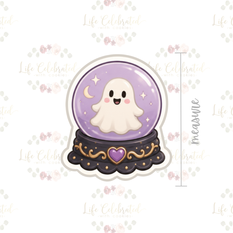 Crystal Ball Ghost Cookie Cutter