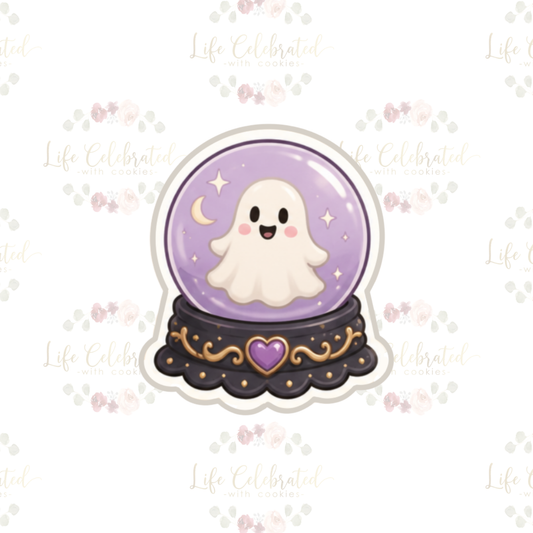 Crystal Ball Ghost Cookie Cutter