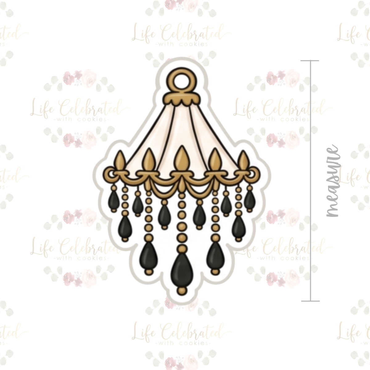 Crystal Chandelier Cookie Cutter
