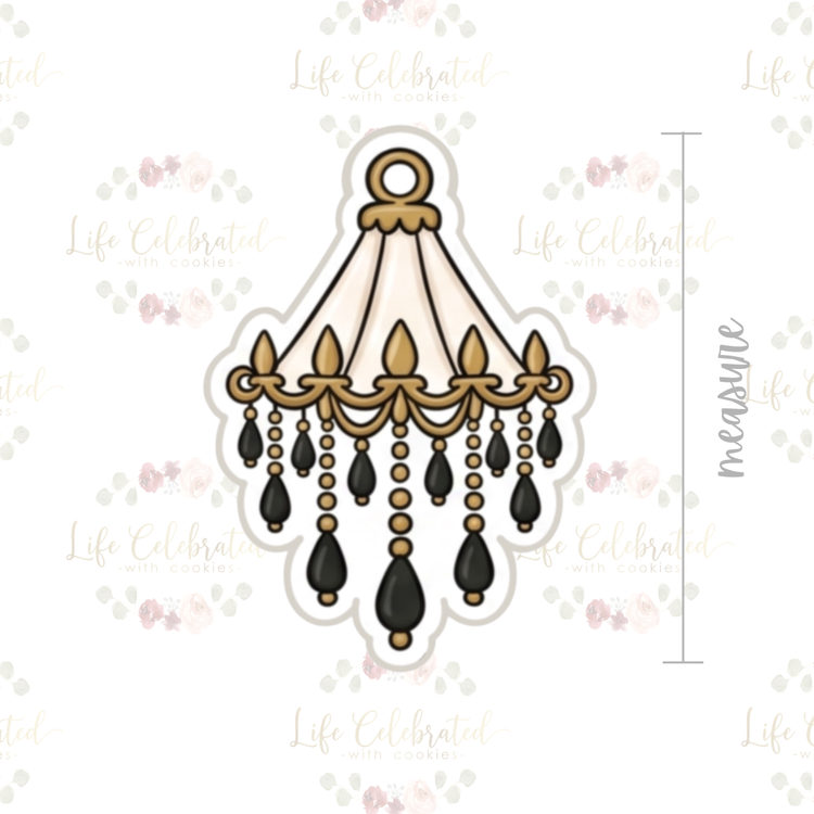 Crystal Chandelier Cookie Cutter