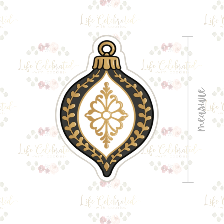 Damask Ornament Cookie Cutter