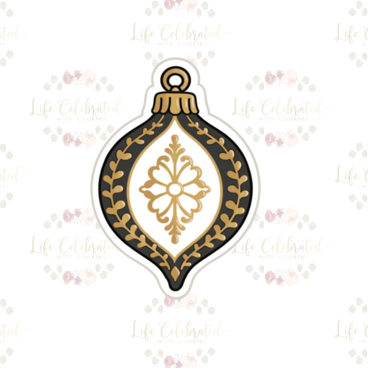 Damask Ornament Cookie Cutter
