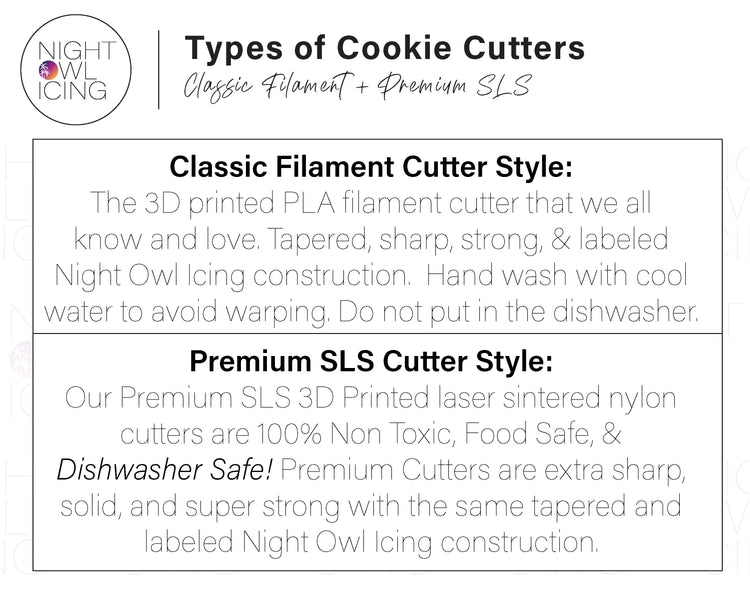Floral Banner Cookie Cutters