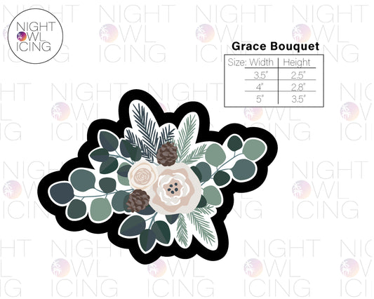 Grace Bouquet Cookie Cutter