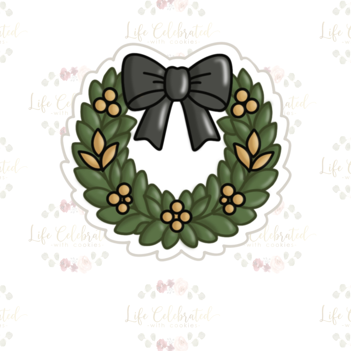 Holiday Wreath Cookie Cutter