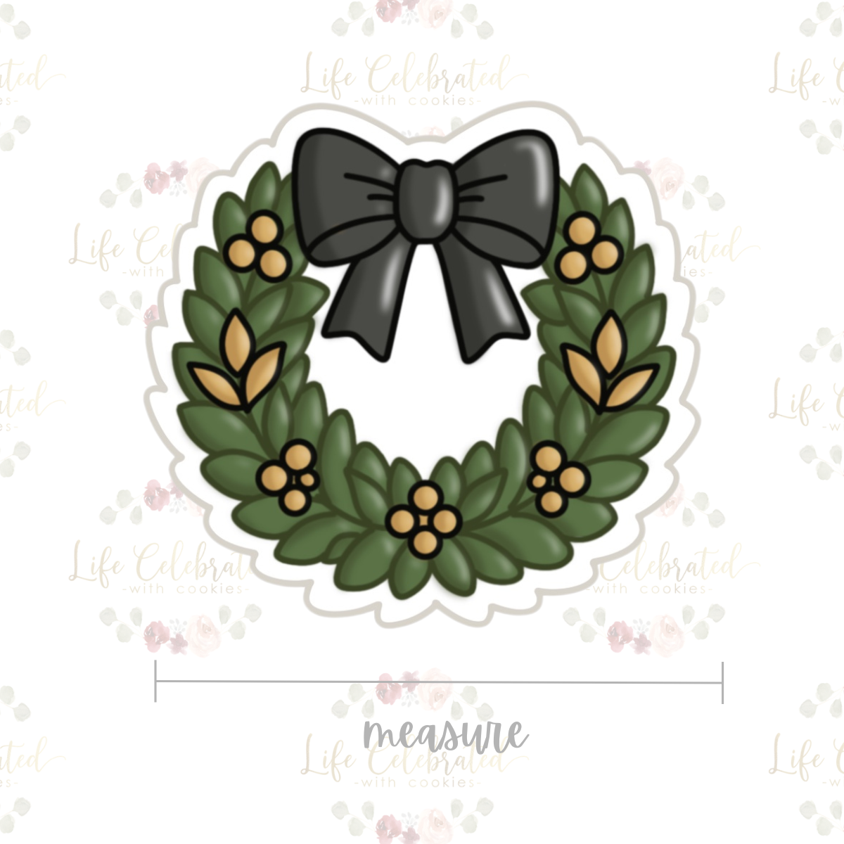 Holiday Wreath Cookie Cutter