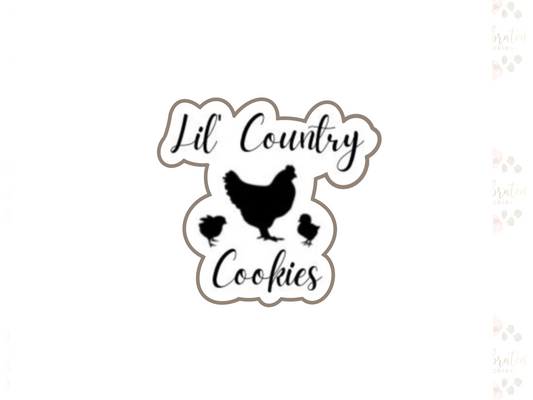 Custom Logo Cookie Cutter - Lil' Country Cookies