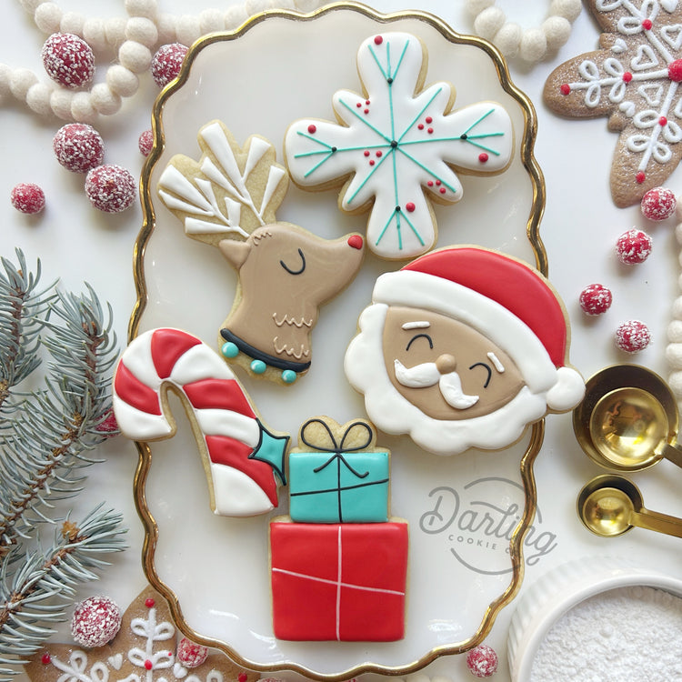 "Bake Along with Me" Dec '24 Set (by Darling Cookie Co.)