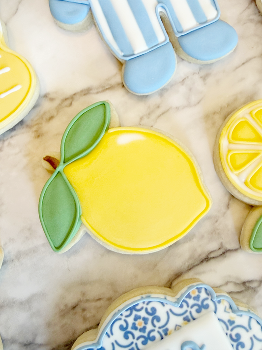 Lemon with Leaves Cookie Cutter