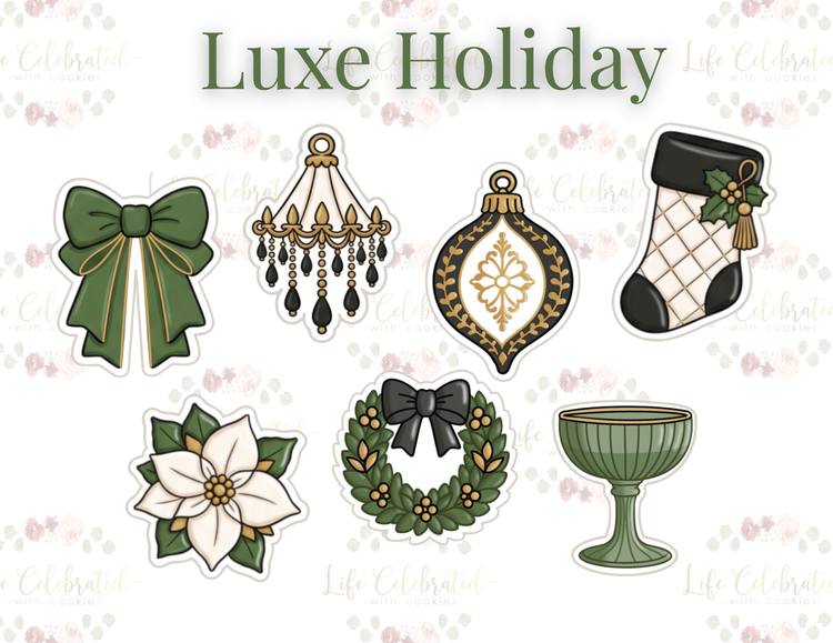 Luxe Holiday Cookie Cutter Set