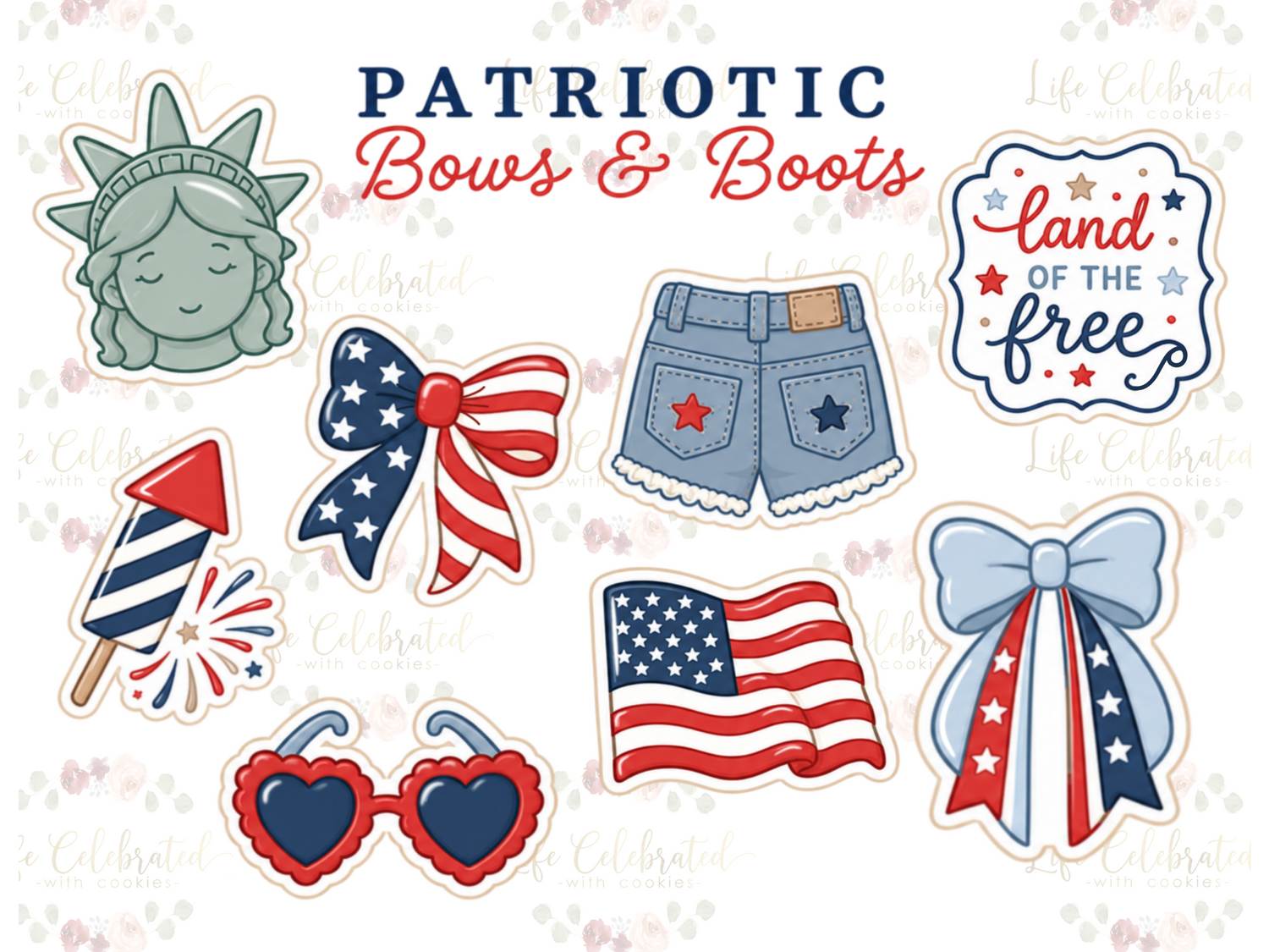 Patriotic Cookie Cutter Set