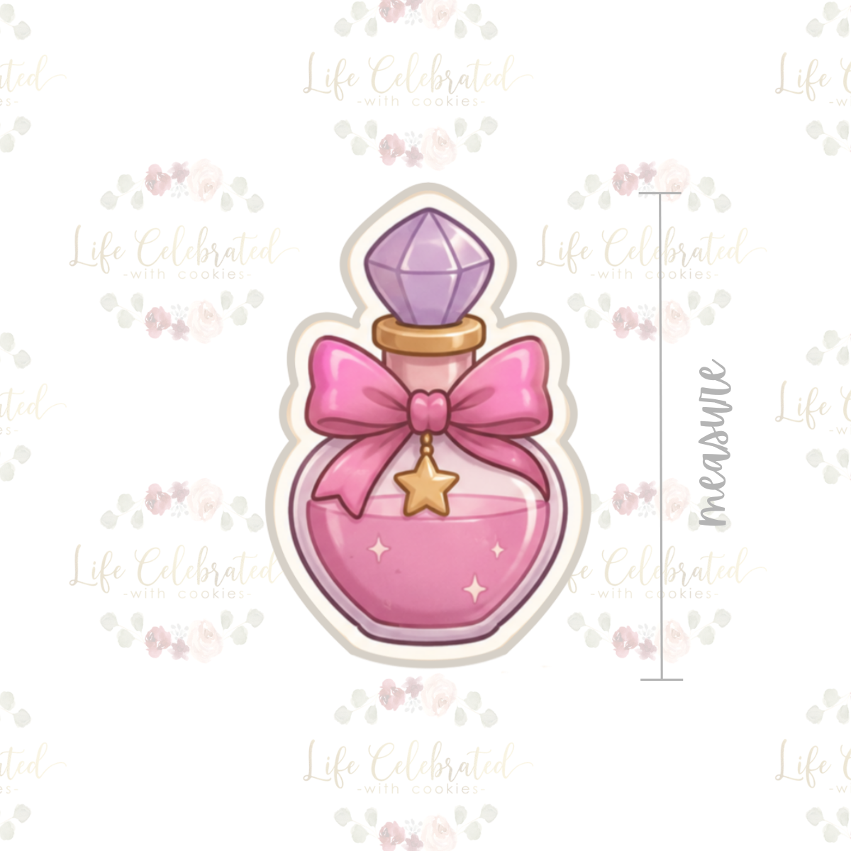 Pink Potion Bottle Cookie Cutter
