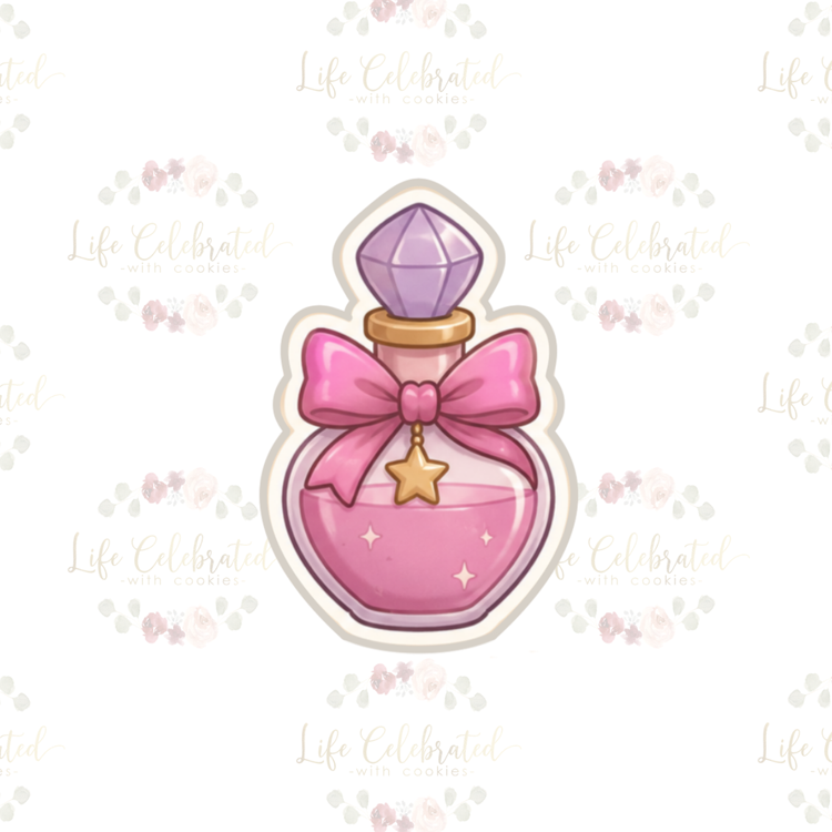 Pink Potion Bottle Cookie Cutter