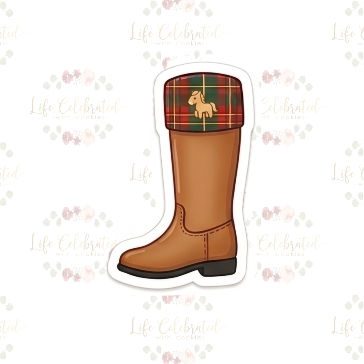 Riding Boot Cookie Cutter