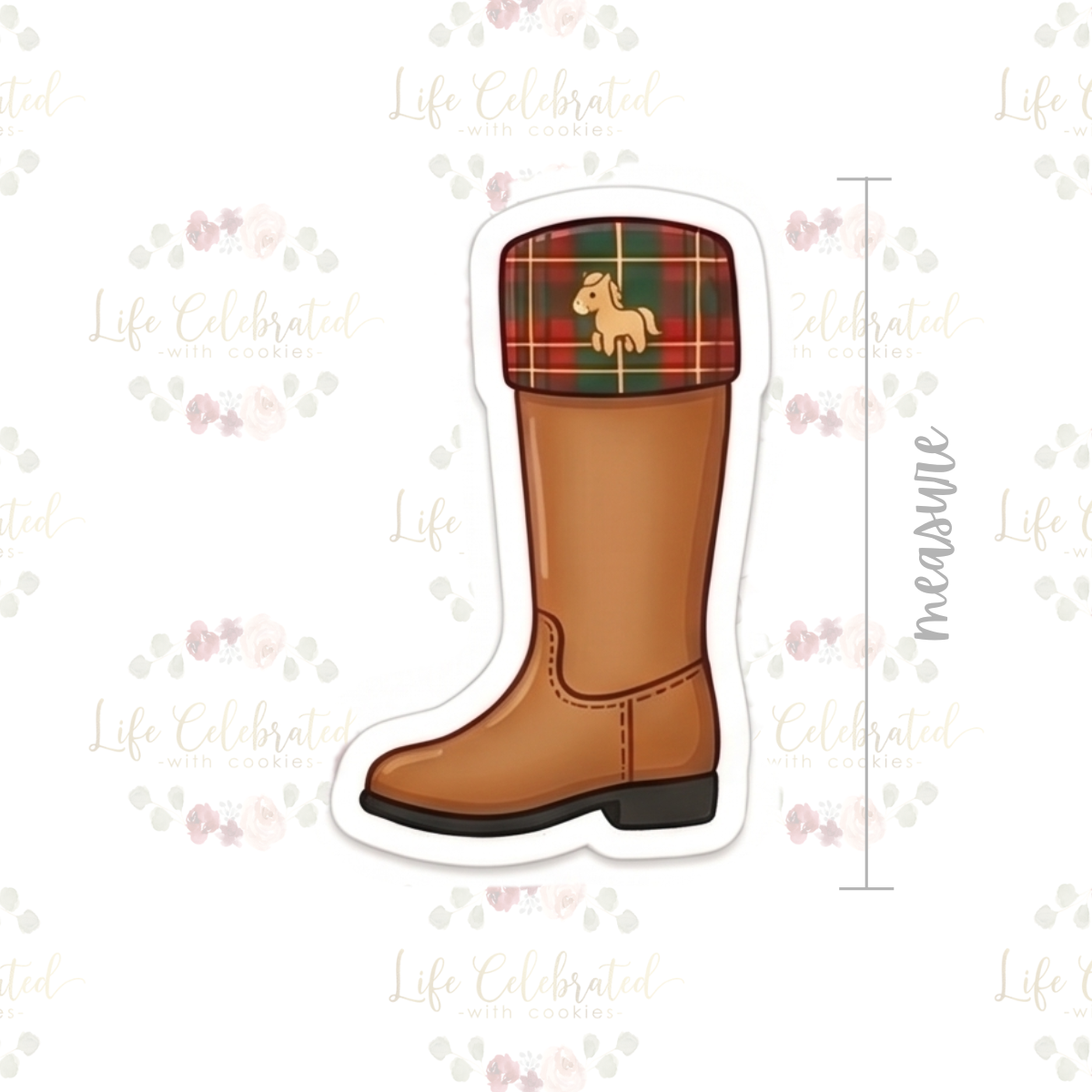 Riding Boot Cookie Cutter