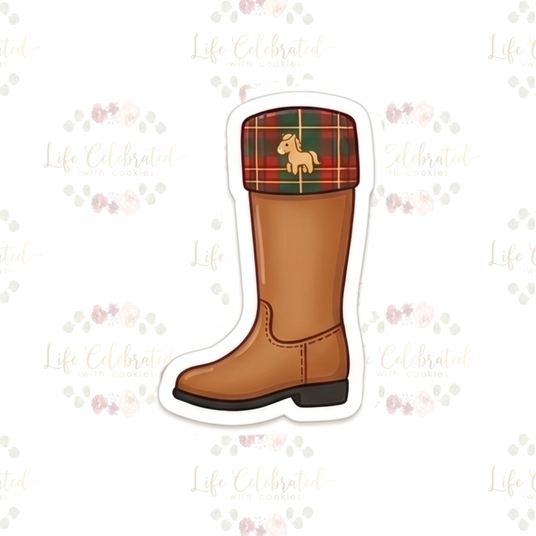 Riding Boot Cookie Cutter