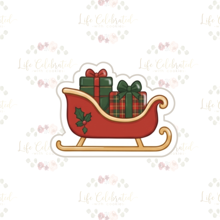 Santa's Sleigh Cookie Cutter