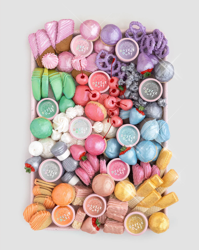 Jenna Rae Cakes Edible Glitter -  Rose Macaron