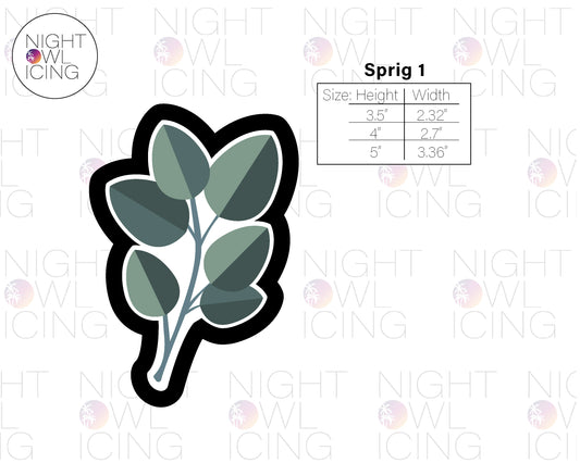 Sprig 1 Cookie Cutter