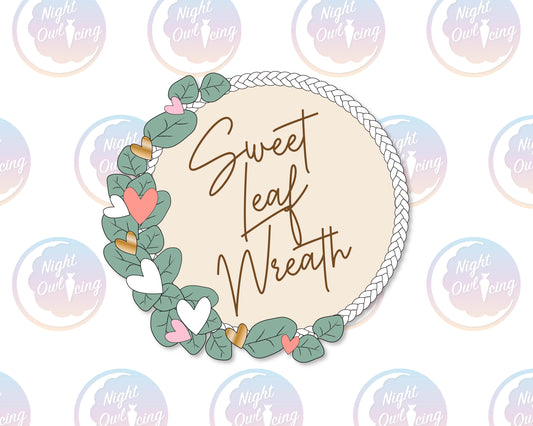 Sweet Leaf Wreath Cookie Cutter