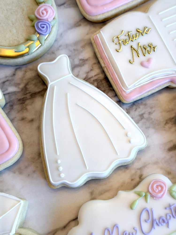 Sweetheart Wedding Dress Cookie Cutter