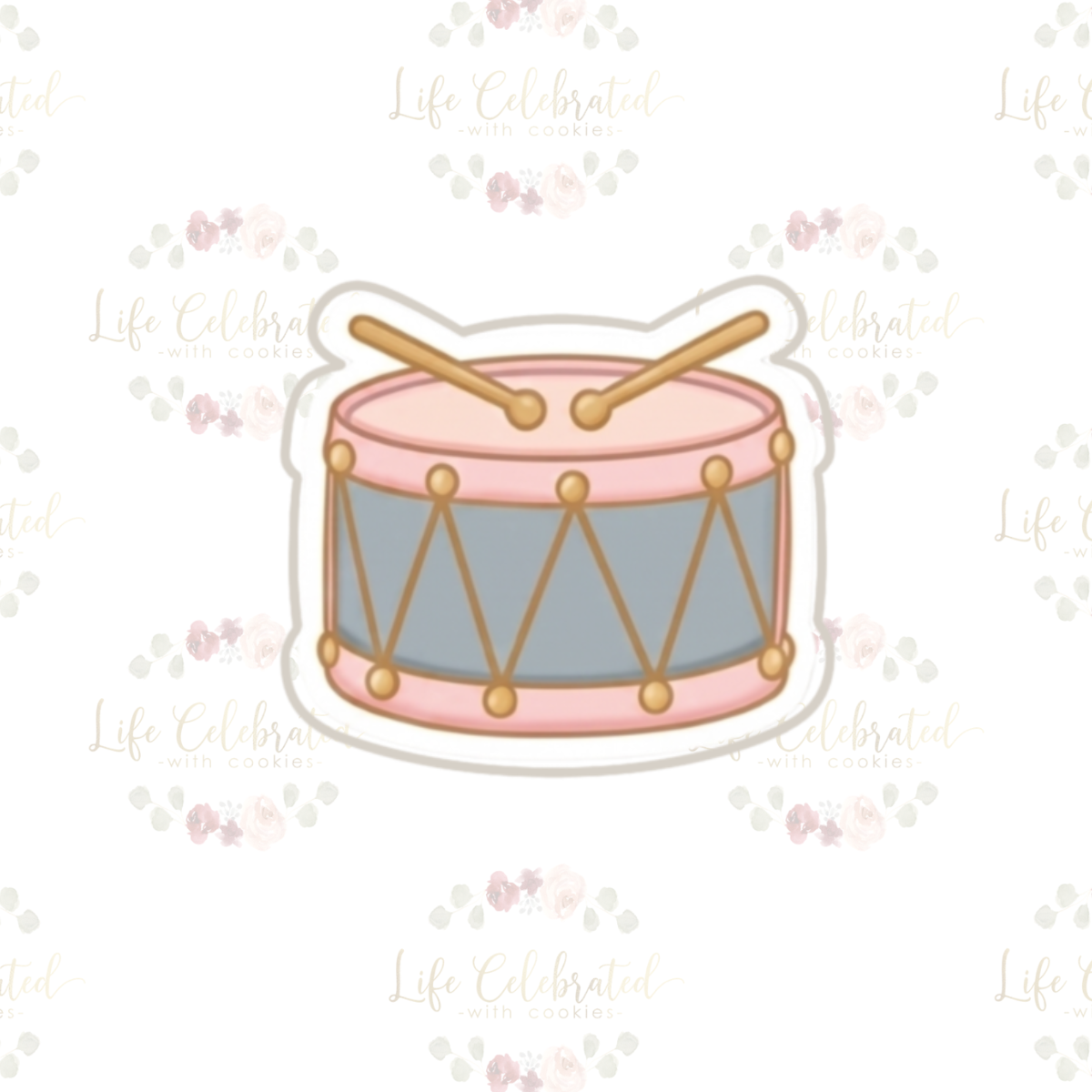 Toy Drum Cookie Cutter