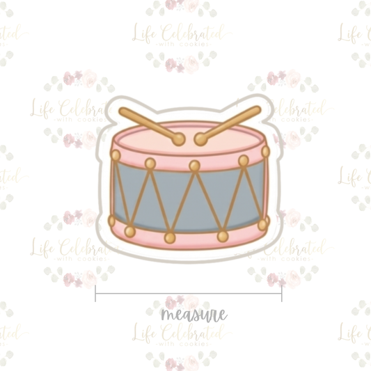Toy Drum Cookie Cutter