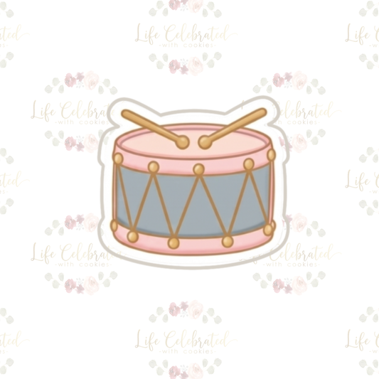 Toy Drum Cookie Cutter