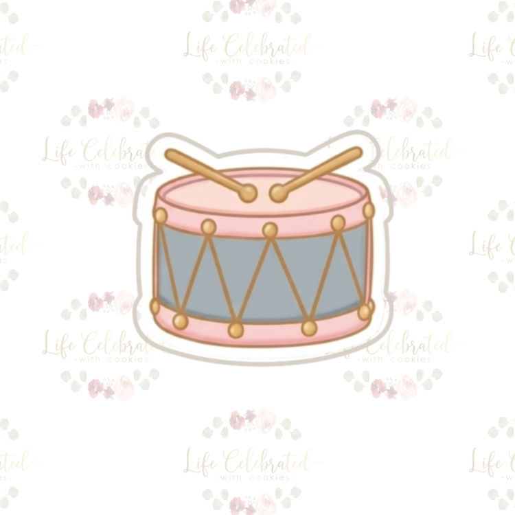 Toy Drum Cookie Cutter