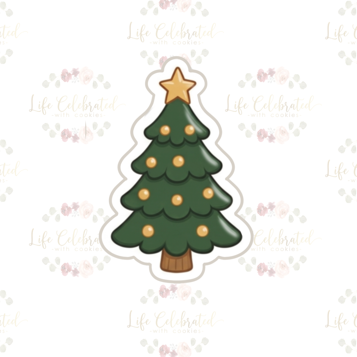 Traditional Christmas Tree Cookie Cutter