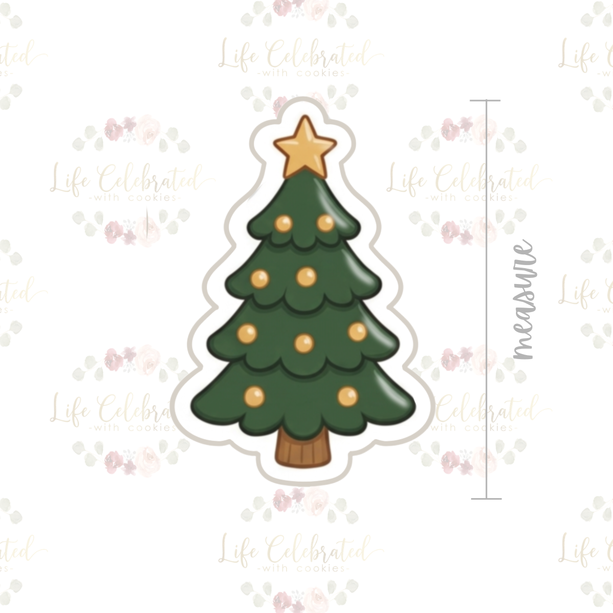 Traditional Christmas Tree Cookie Cutter