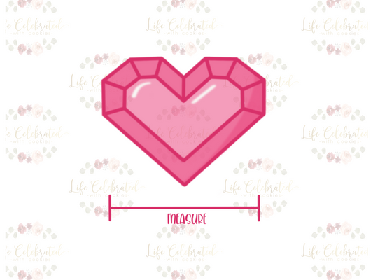 Heart Gem Cookie Cutter