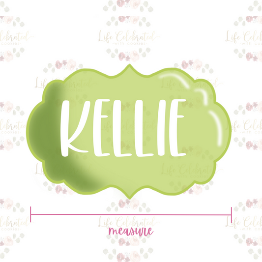 Kellie Plaque Cookie Cutter