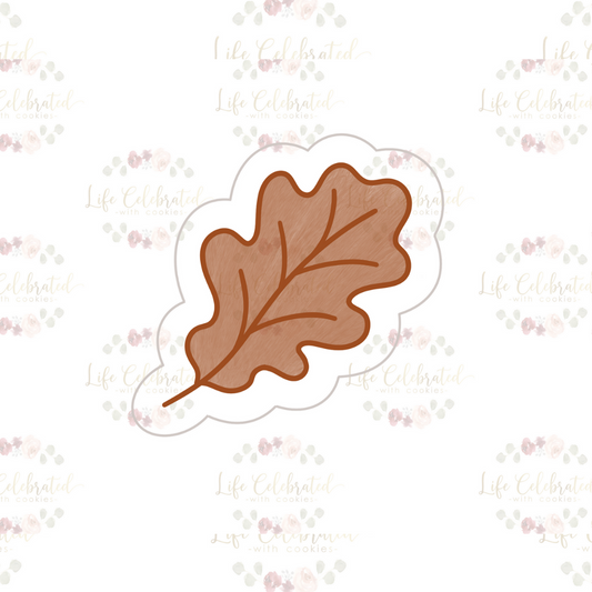 English Oak Leaf Cookie Cutter