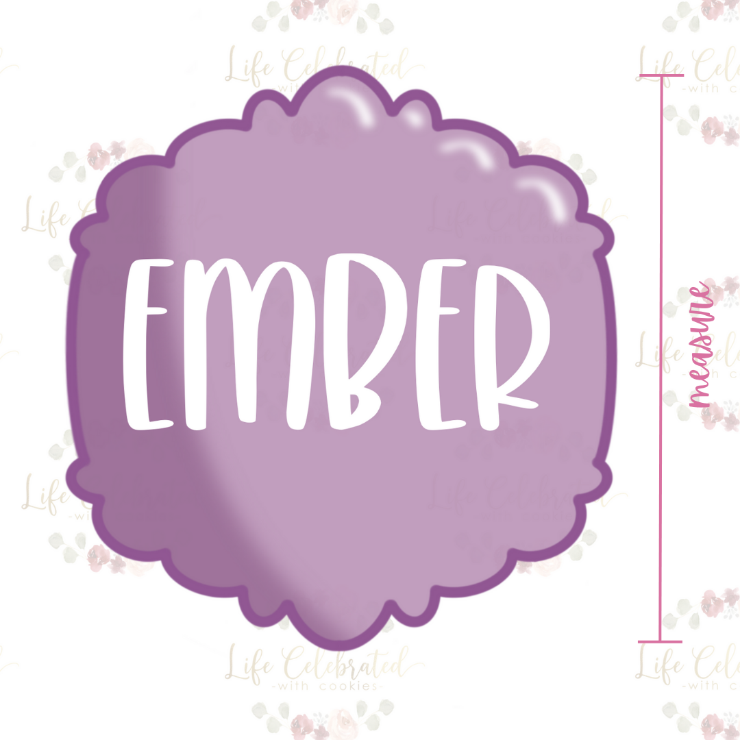 Ember Plaque Cookie Cutter